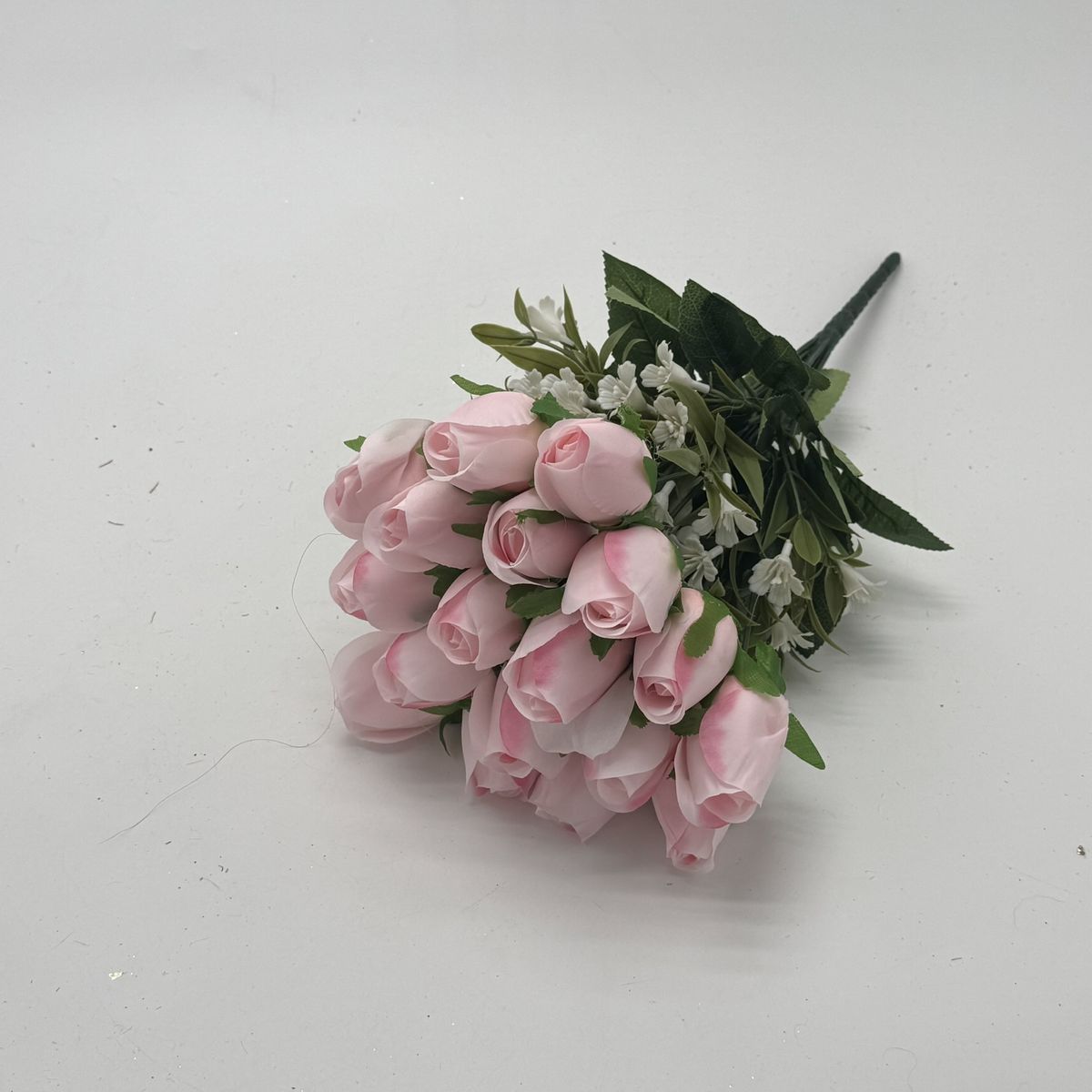 FLORIPA - Bouquet de 18 Botones de Rosas Artificiales de 40cm BG418023-ROS  FLORIPASTORE