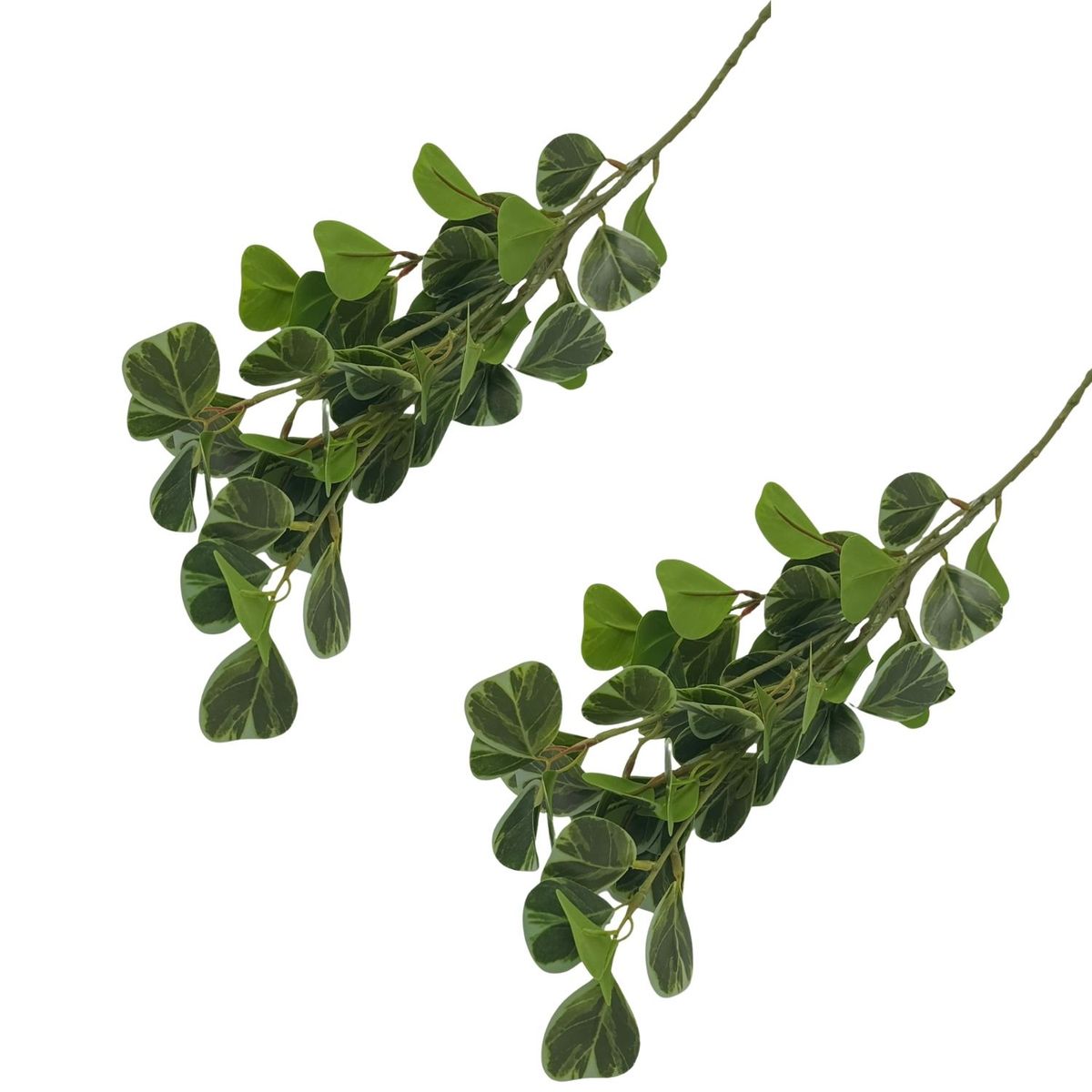 FLORIPA - Set de 2 Varas de Hojas Tipo Trebol de 80cm 8503-2  FLORIPASTORE