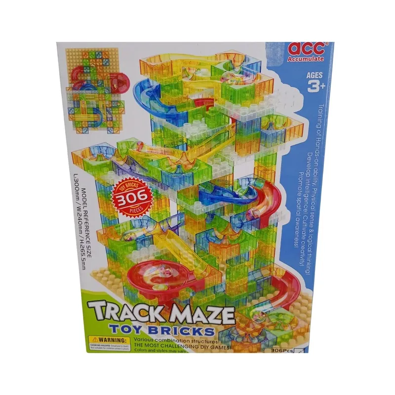 GENERICO - Pista Laberinto de Canicas 3D para Niños - 306 piezas