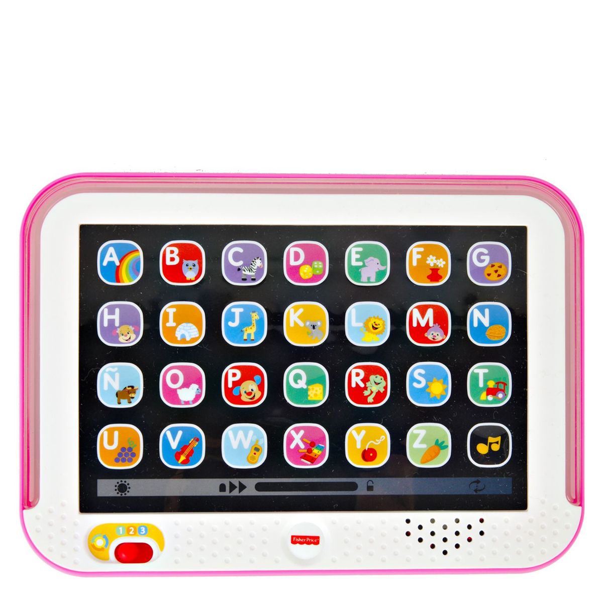 FISHER PRICE - Tablet de Aprendizaje Ríe y Aprende Crece Conmigo