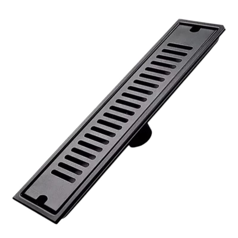 FRATELLI - Sumidero Rejilla 10x100cm Acero Inox Negro Mate SS304  Alto Transito