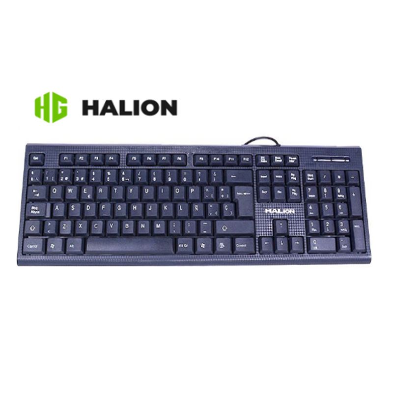 HALION - TECLADO HA-K390 USB HALION