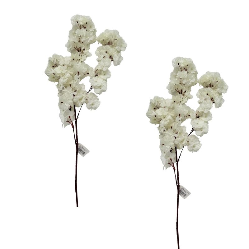 FLORIPA - Set de 2 Flores Artificiales Colgantes de 95cm 2396-BL  FLORIPASTORE