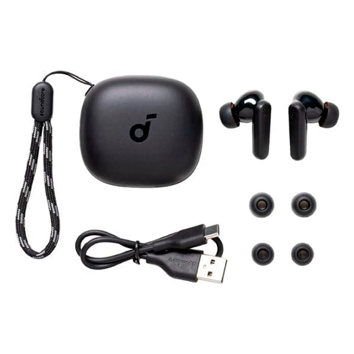 SOUNDCORE - Audífonos In-Ear Soundcore P25-30 Horas De Reproducción, Carga Rápida 10 Min, Color Negro