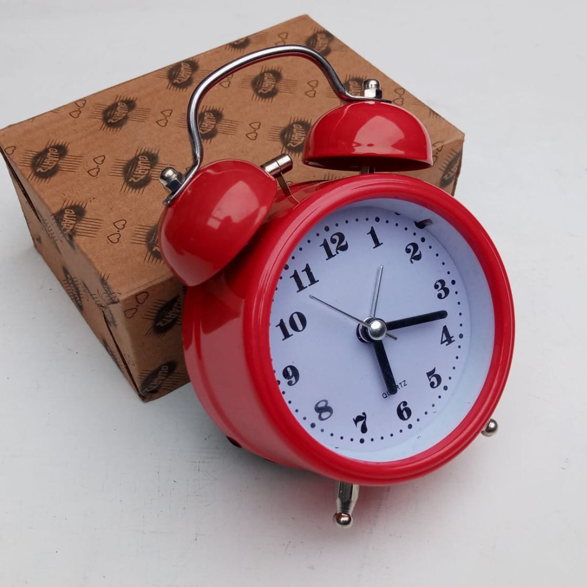 GENERICO - Reloj Despertador Campana - decora habitación de niños en rojo