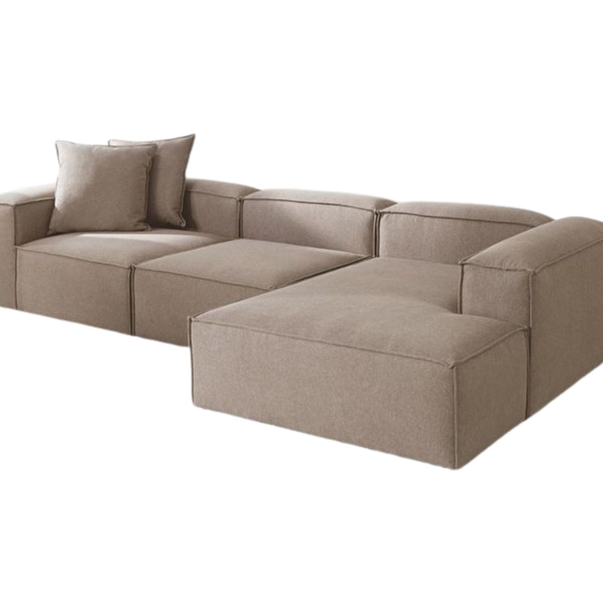 GENERICO - Sofá Seccional Estambul Full - 3 piezas color Camel