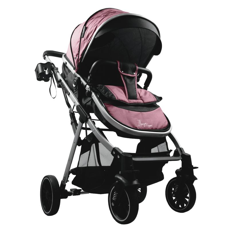 BABY CAM - Coche moisés ibiza baby cam rosado