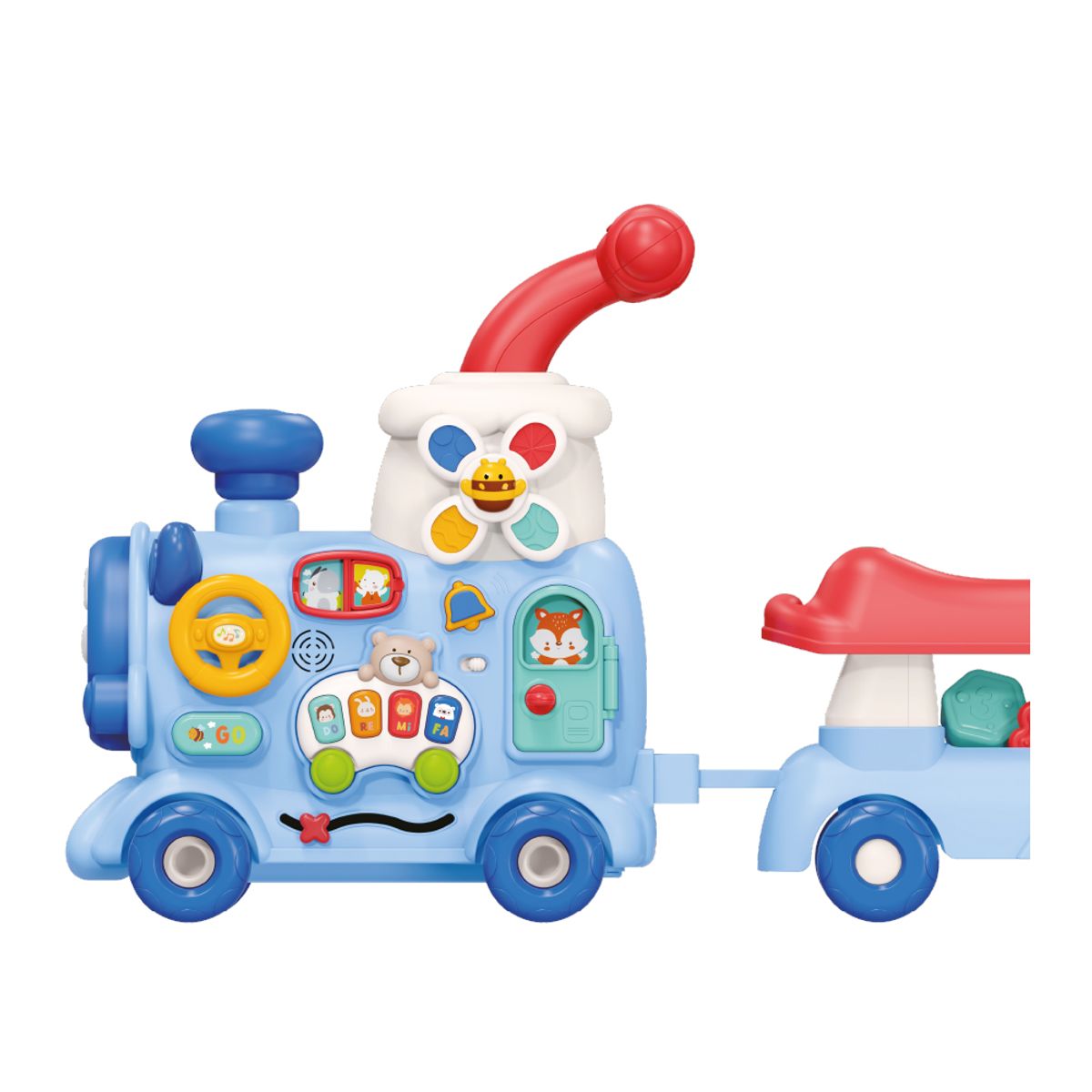 BABY CAM - Baby walker train baby cam azul