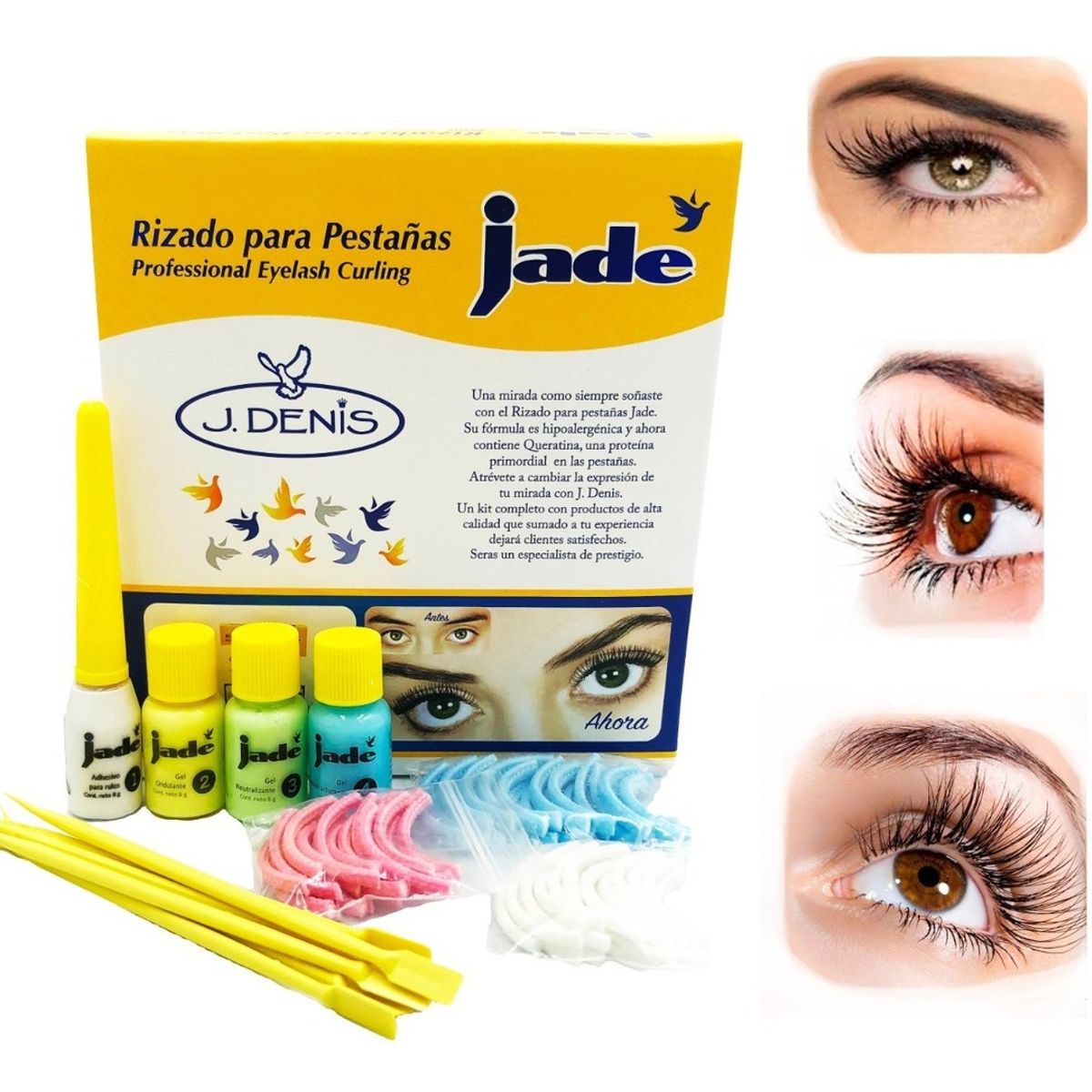 GENERICO - Kit Rizado De Pestañas Permanente Jade JDenis