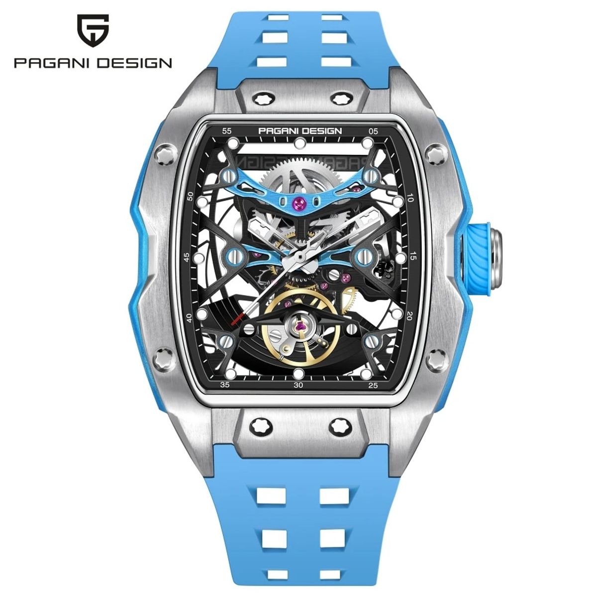 OEM - Reloj Hombre Lujo Pagani Design YS018 Mecánico-Automático Azul