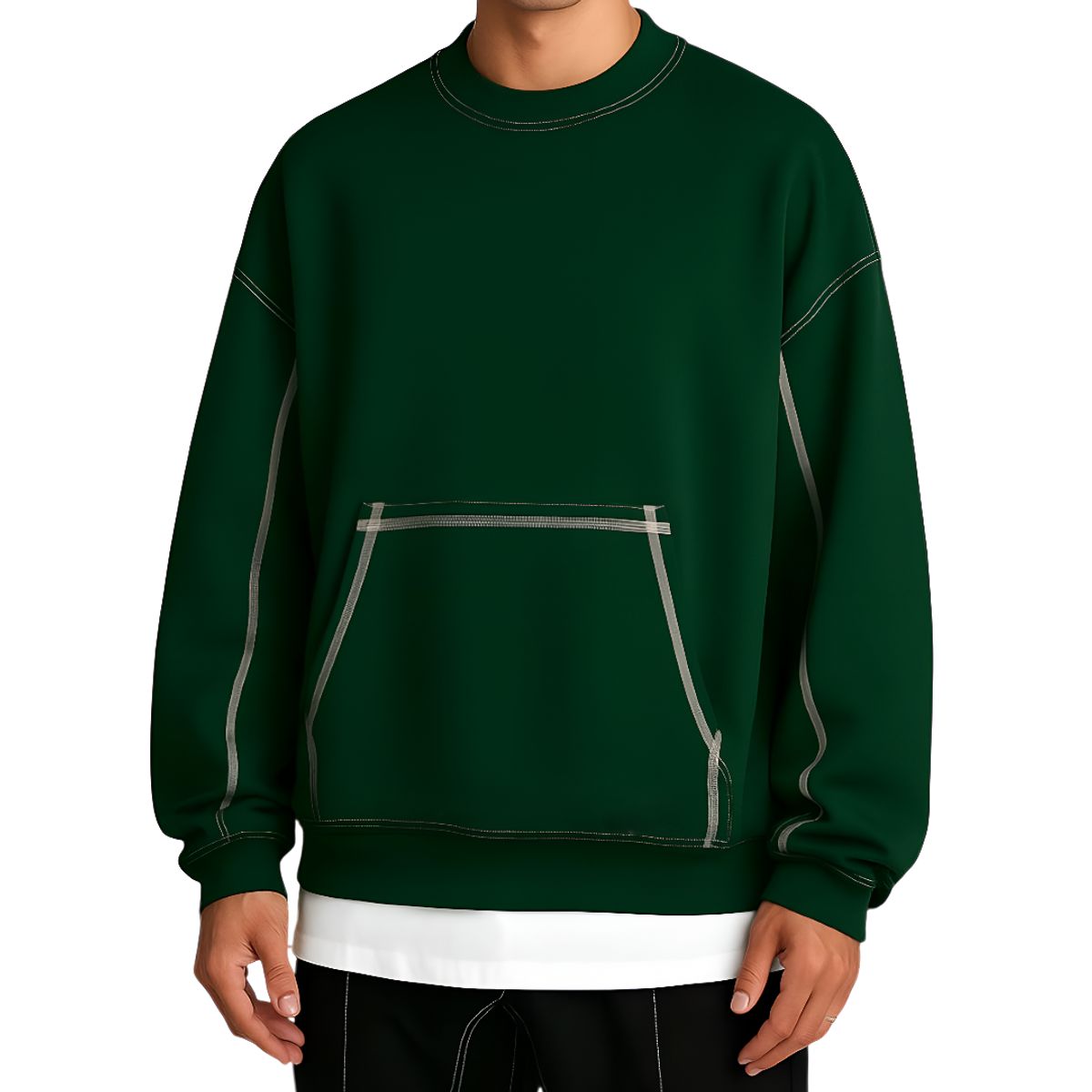 GENERICO - Polera Hombre Oversize Urbano