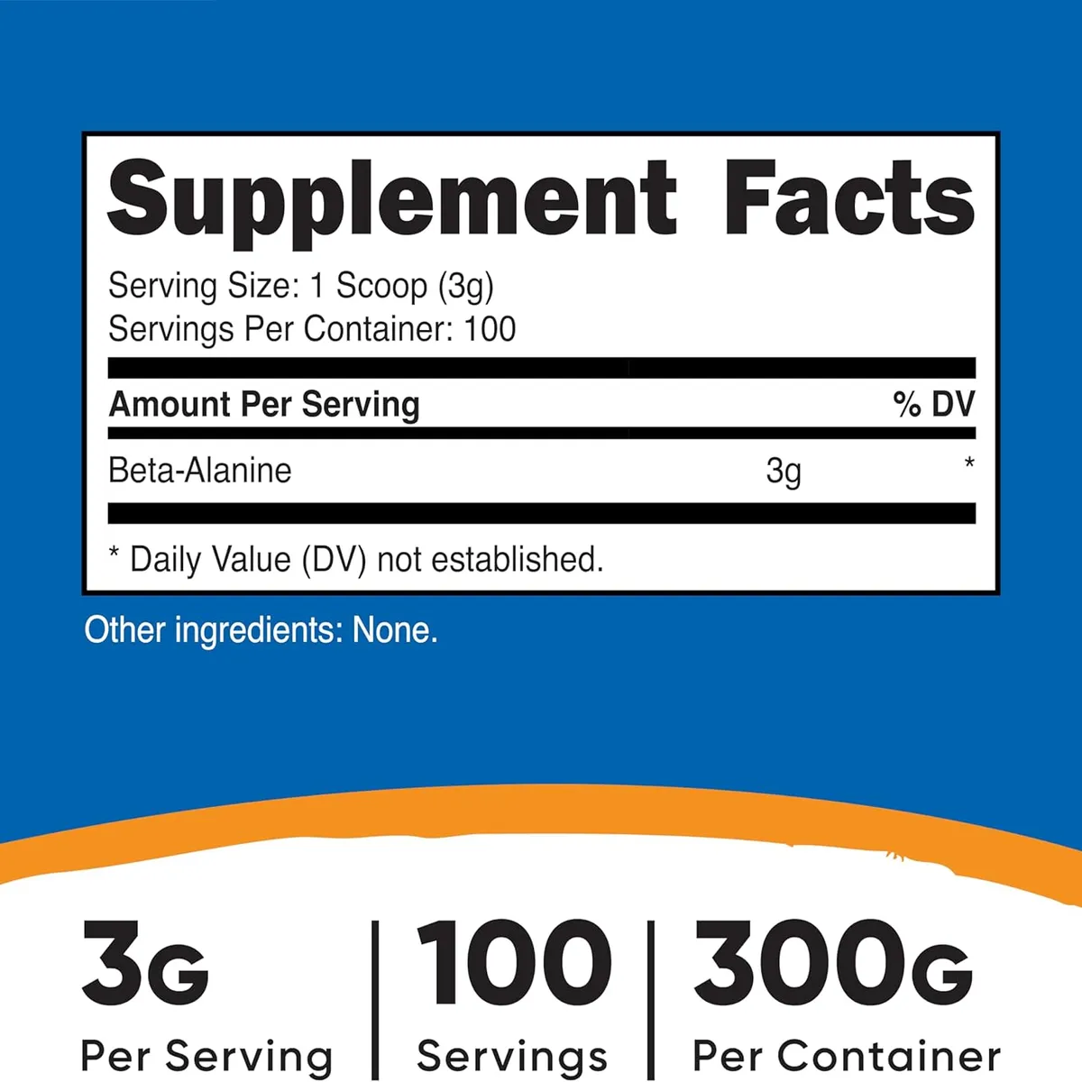 NUTRICOST - Beta Alanina Beta Alanine 300 gramos