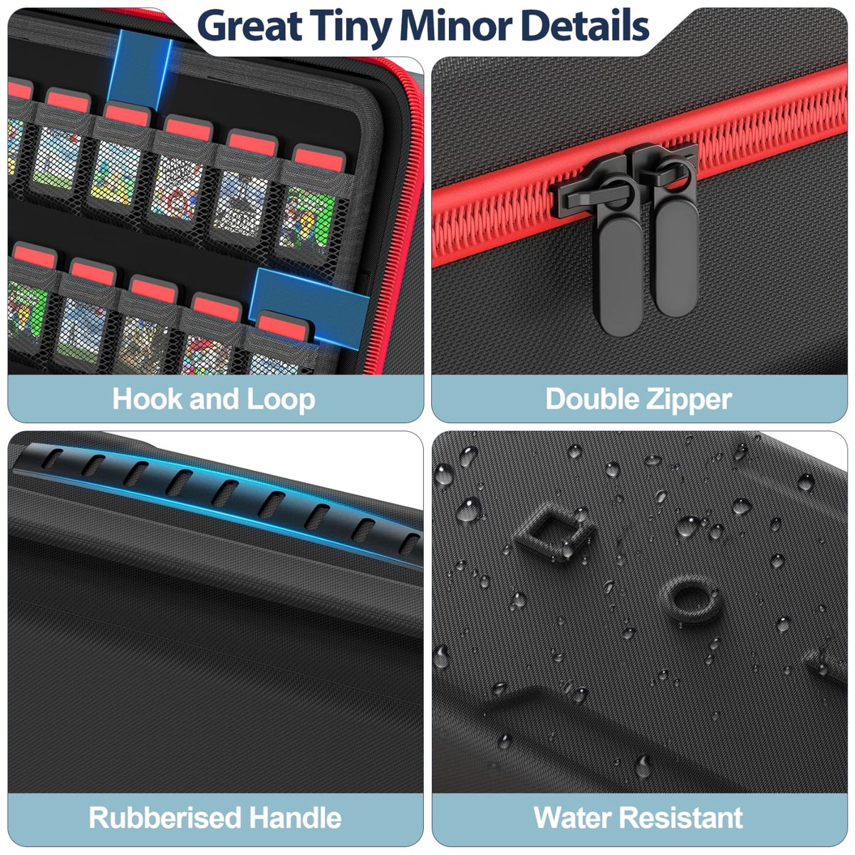 GENERICO - 02 MICAS + Mini Maleta Funda para Nintendo Switch 2 estuche case