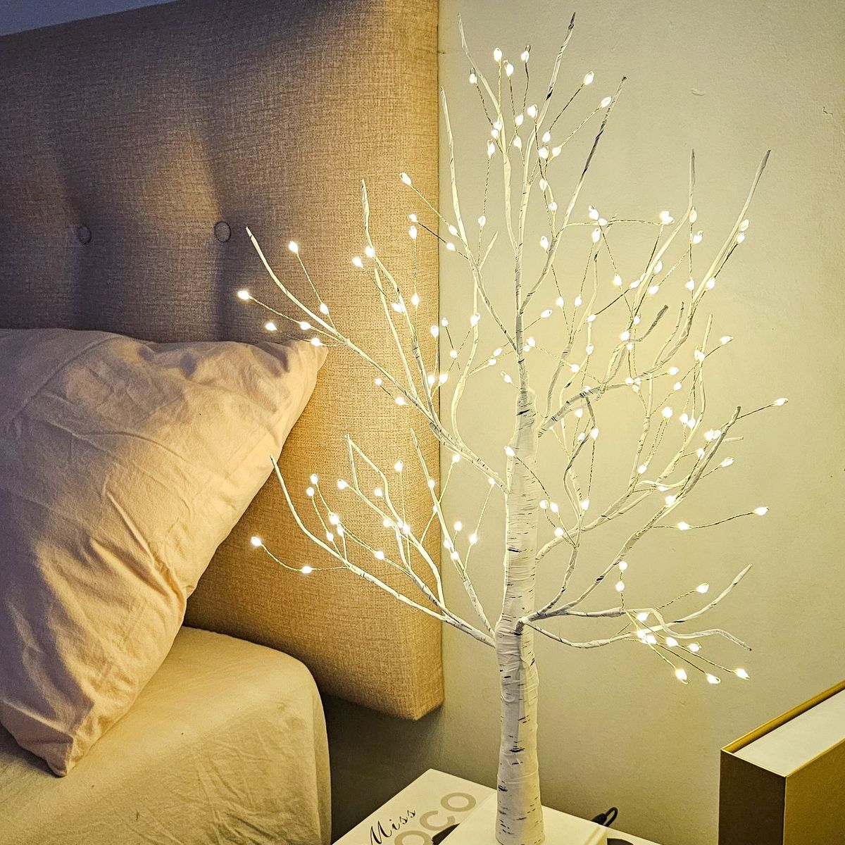 GENERICO - Lampara de Mesa Árbol Led Tokio