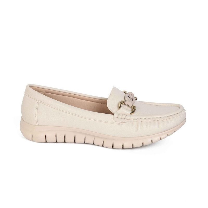 STHEF - MOCASIN MUJER STHEF BEIGE 8118
