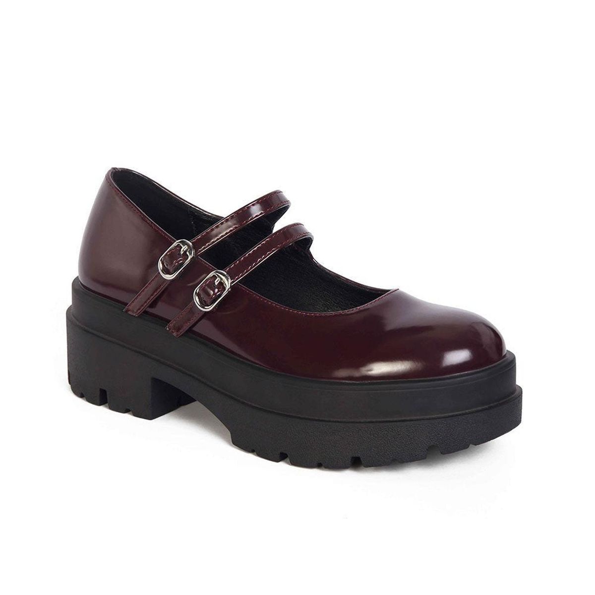 STHEF - MOCASIN MUJER STHEF BURGUNDY 8106