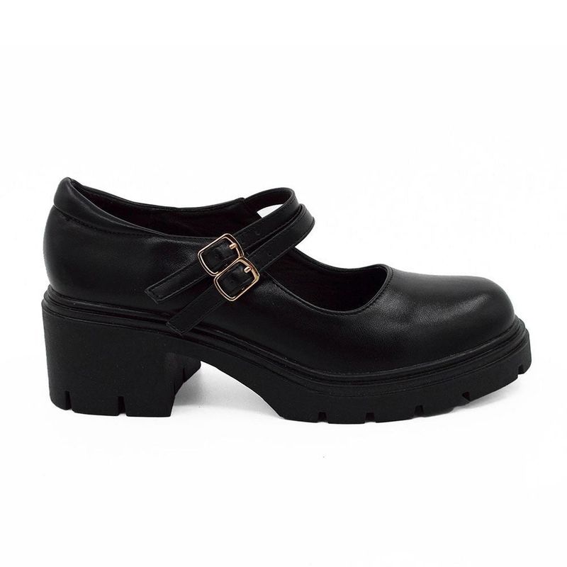 STHEF - MOCASIN MUJER STHEF NEGRO 8119