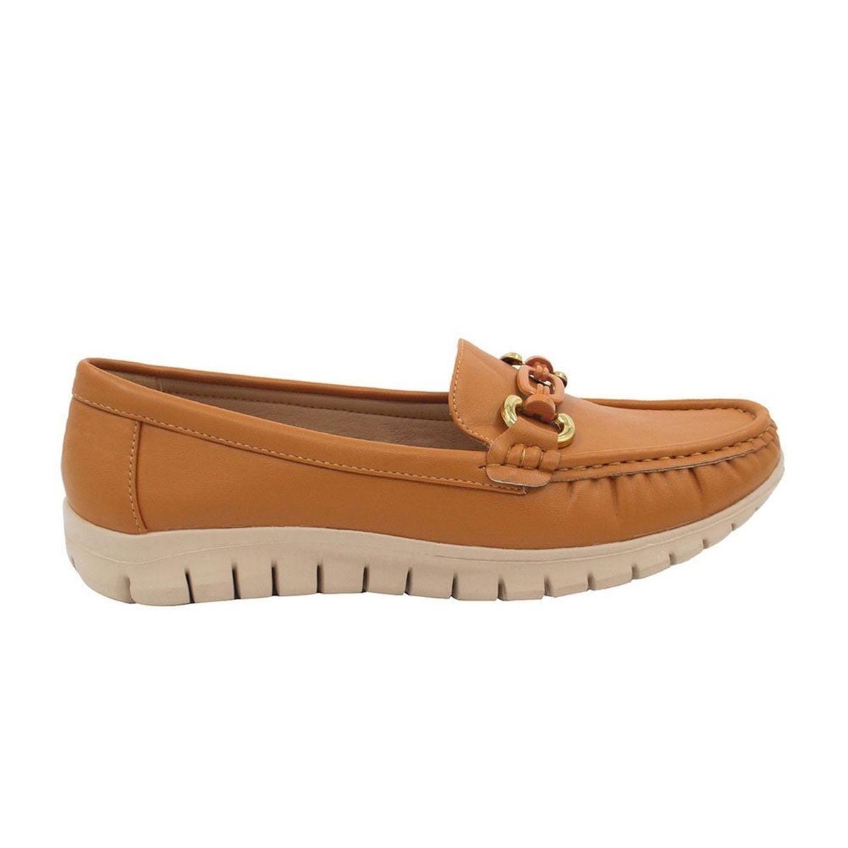 STHEF - MOCASIN MUJER STHEF CAMEL 8118