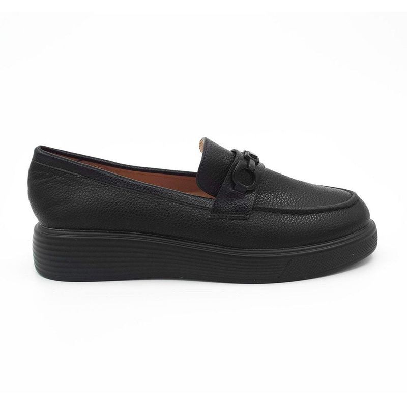 STHEF - MOCASIN MUJER STHEF NEGRO 8117