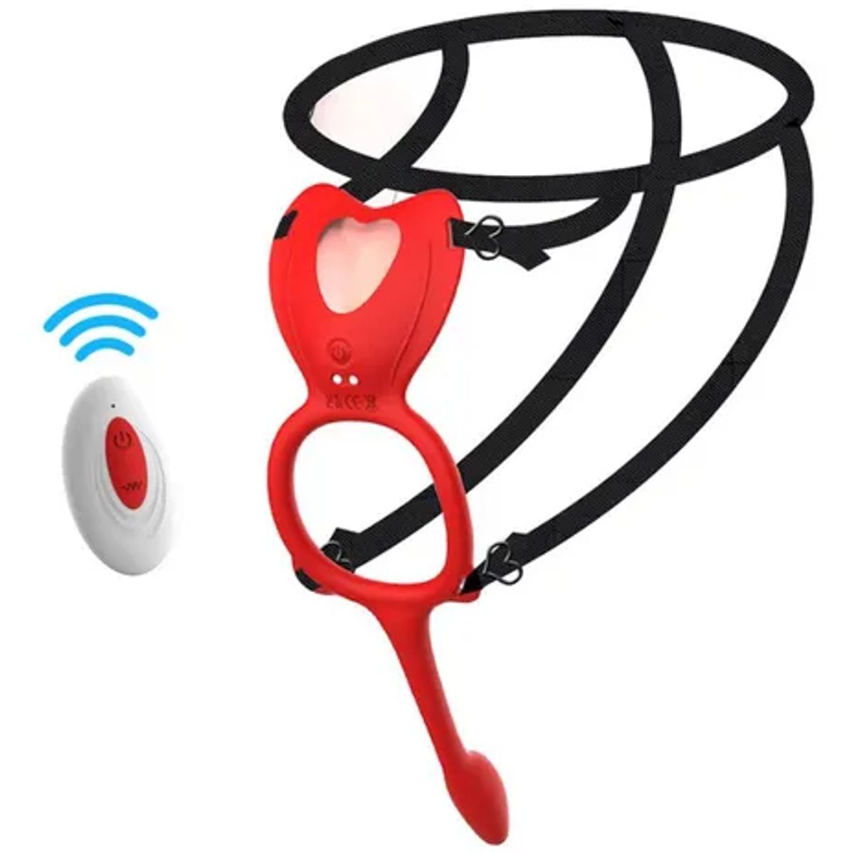 GENERICO - Vibrador con bragas 4 en 1 con control remoto 10 modos de placer