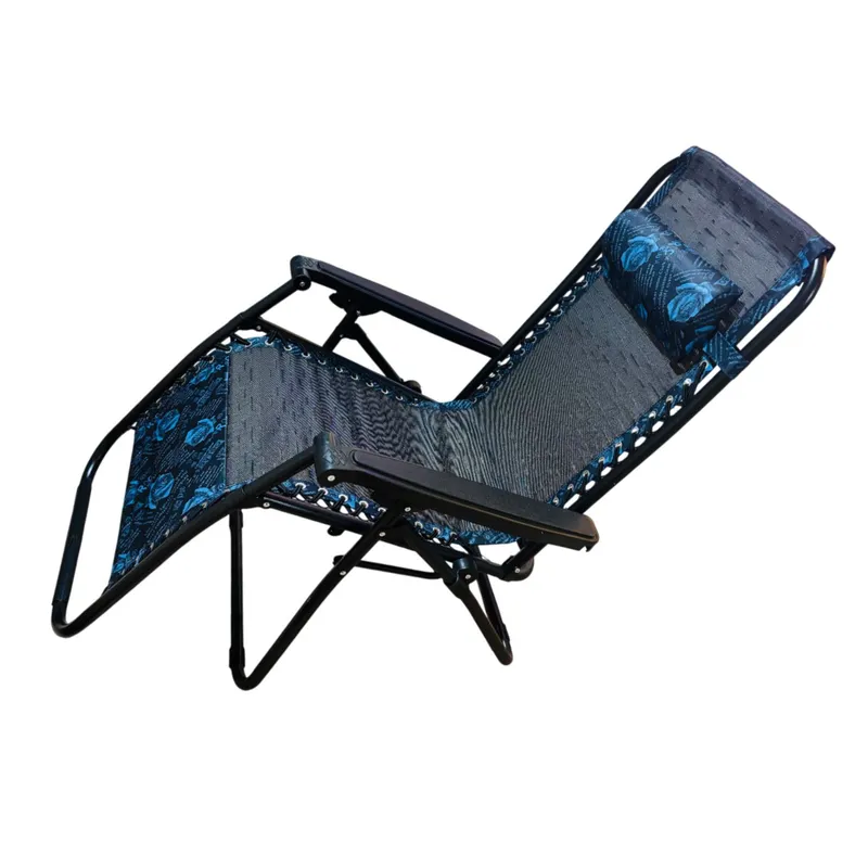 GENERICO - Silla Perezosa Reclinable Azul