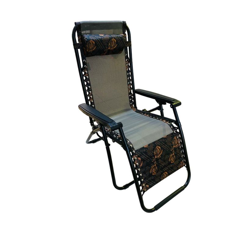 GENERICO - Silla Reposera Plegable Terrasa Playera Marroon