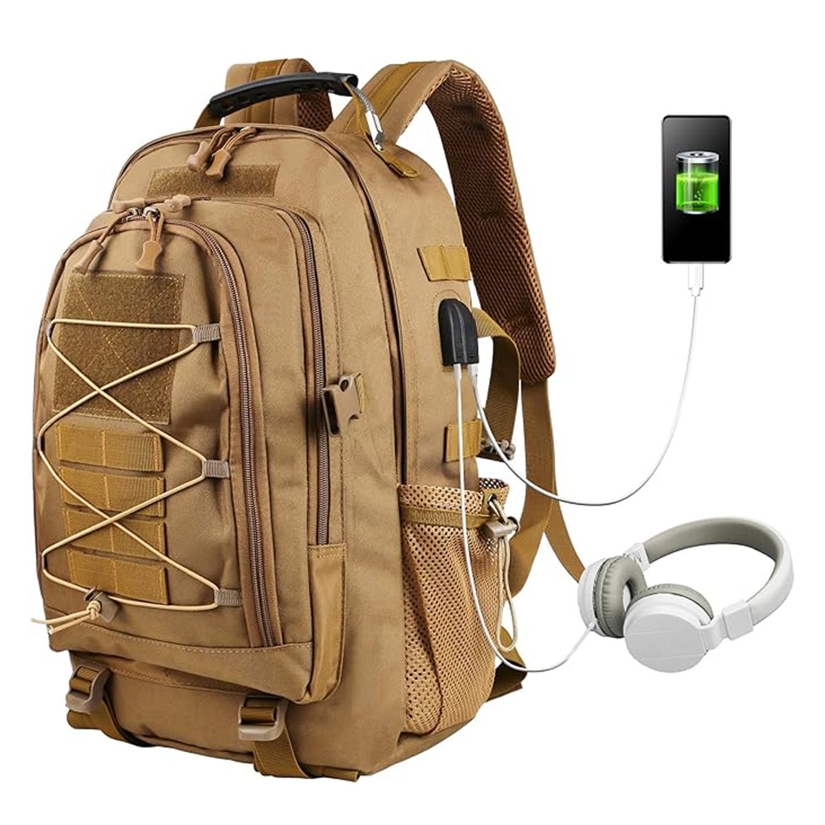 GENERICO - Mochila tactica combat impermeable 40 Litros