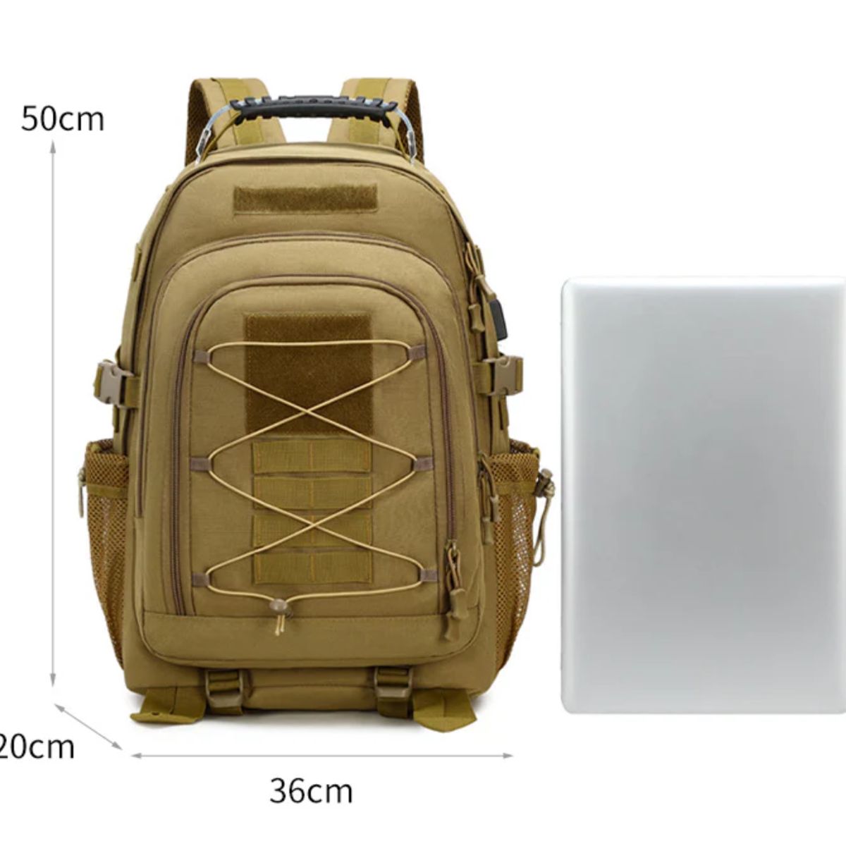 GENERICO - Mochila tactica combat impermeable 40 Litros