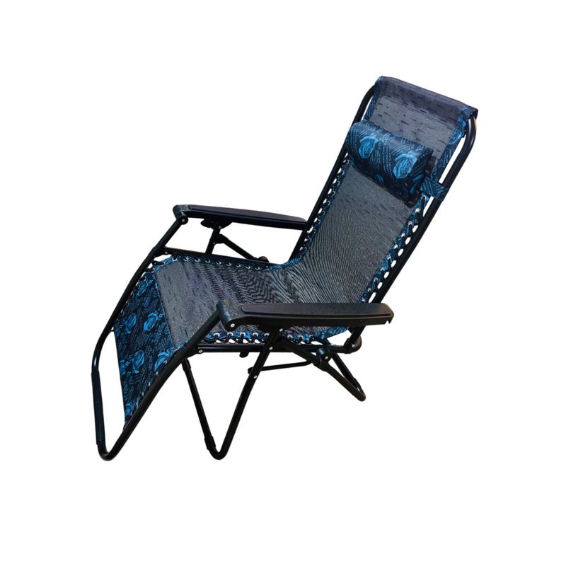 GENERICO - Silla Reposera Plegable Terrasa Playera Azul