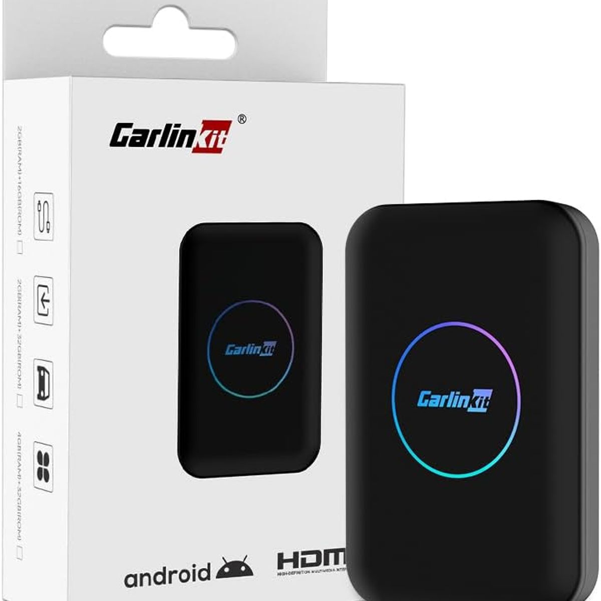 GENERICO - AI BOX CARPLAY CARLINKIT LITE 4+32 GB - VER YOUTUBE NETFLIX