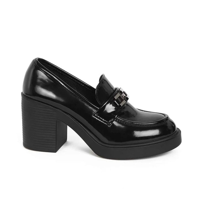STHEF - MOCASIN MUJER STHEF NEGRO 8105
