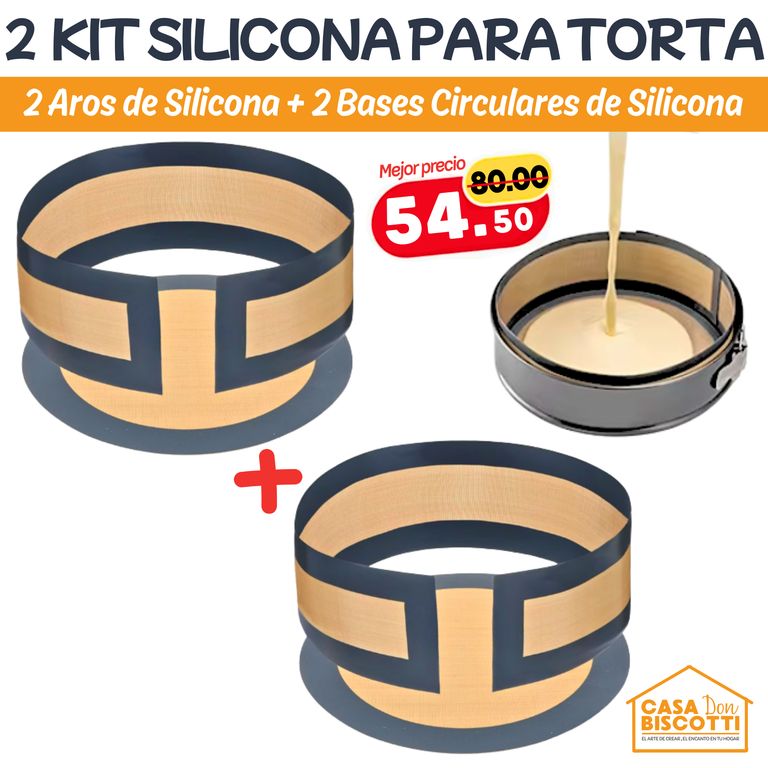 Silpack de Silicona para Molde Redondo de Horno Accesorio Utensilio de ...