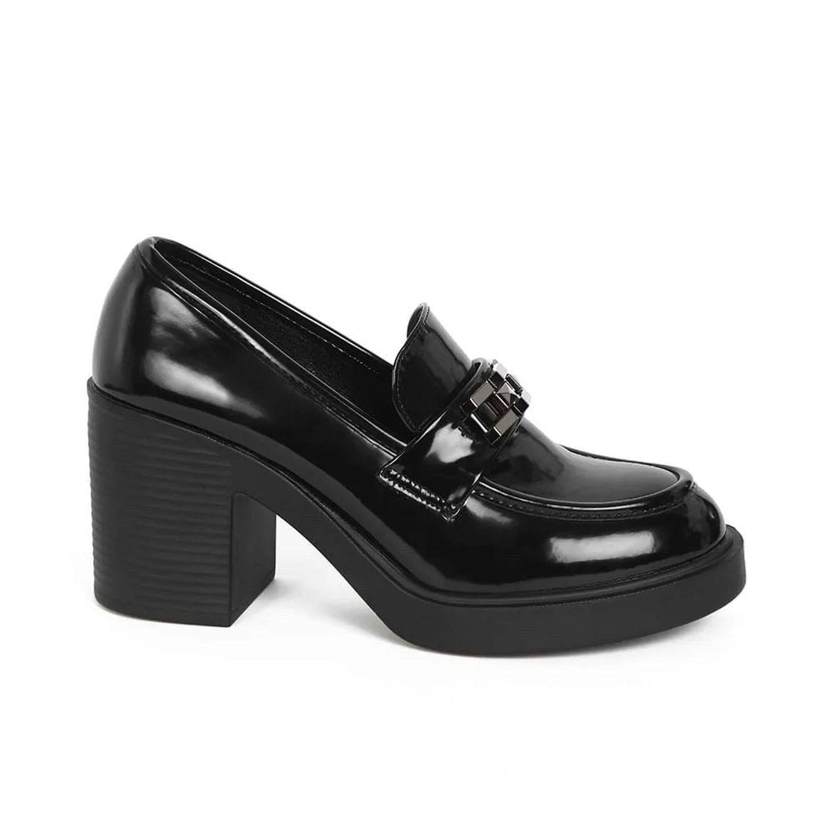 STHEF - MOCASIN MUJER STHEF NEGRO 8105