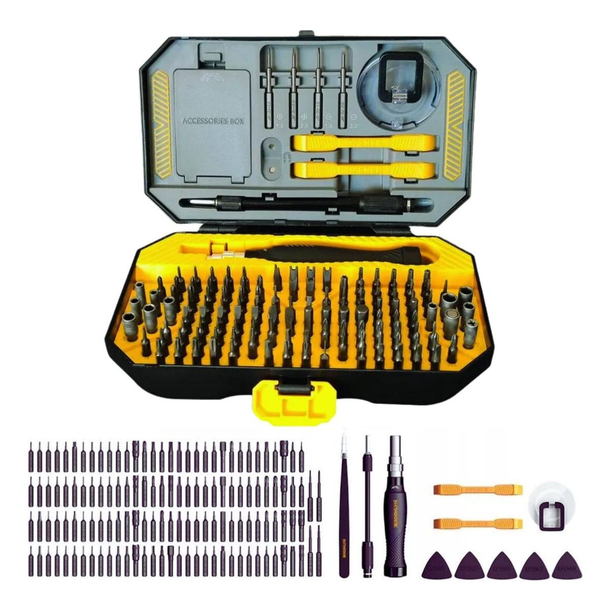 QUICK - Juego Kit De Destornilladores Precision 145 En1 Desarmadores