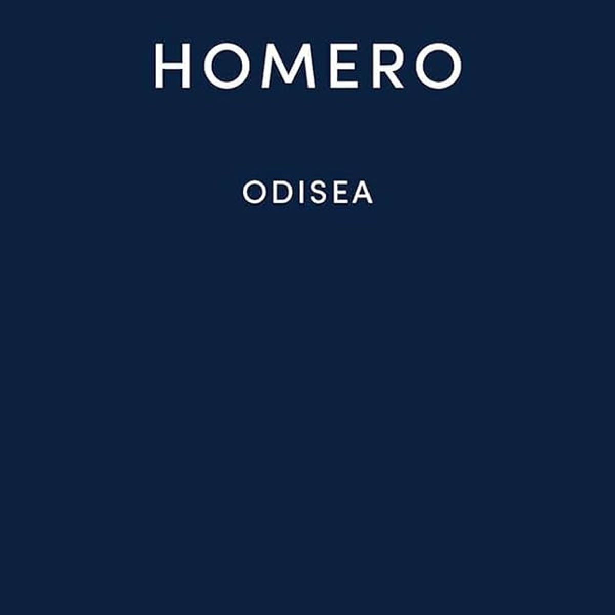 GENERICO - Odisea - Homero Tapa dura - GREDOS