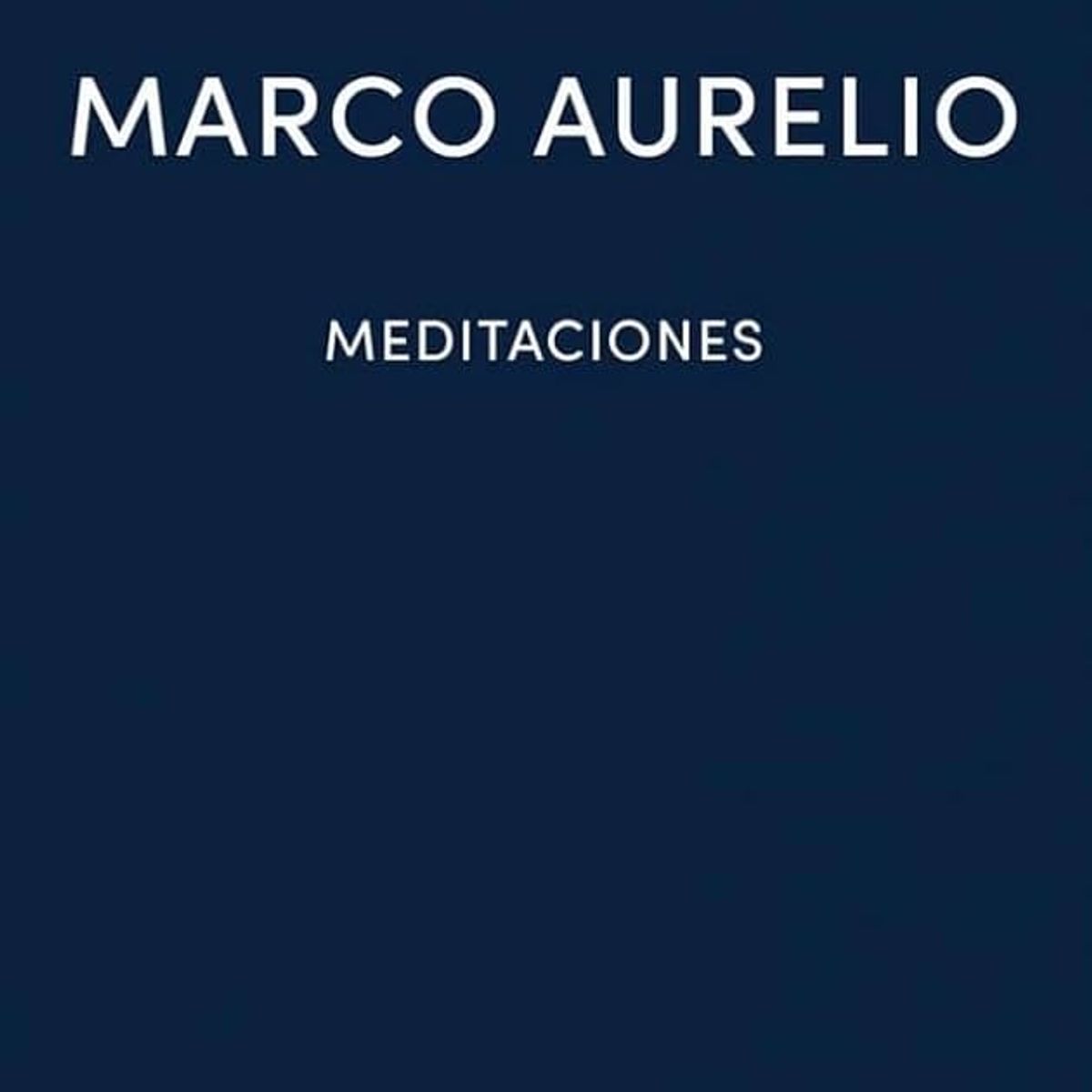 GENERICO - Meditaciones - Marco Aurelio - Tapa dura - GREDOS