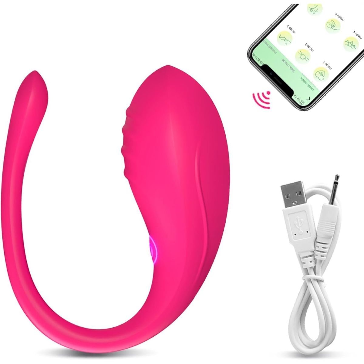 GENERICO - Vibrador inalámbrico punto G Bluetooth para mujer Recargable