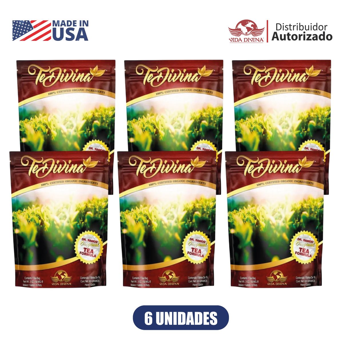 GENERICO - Te divina Original - 6 Sobres