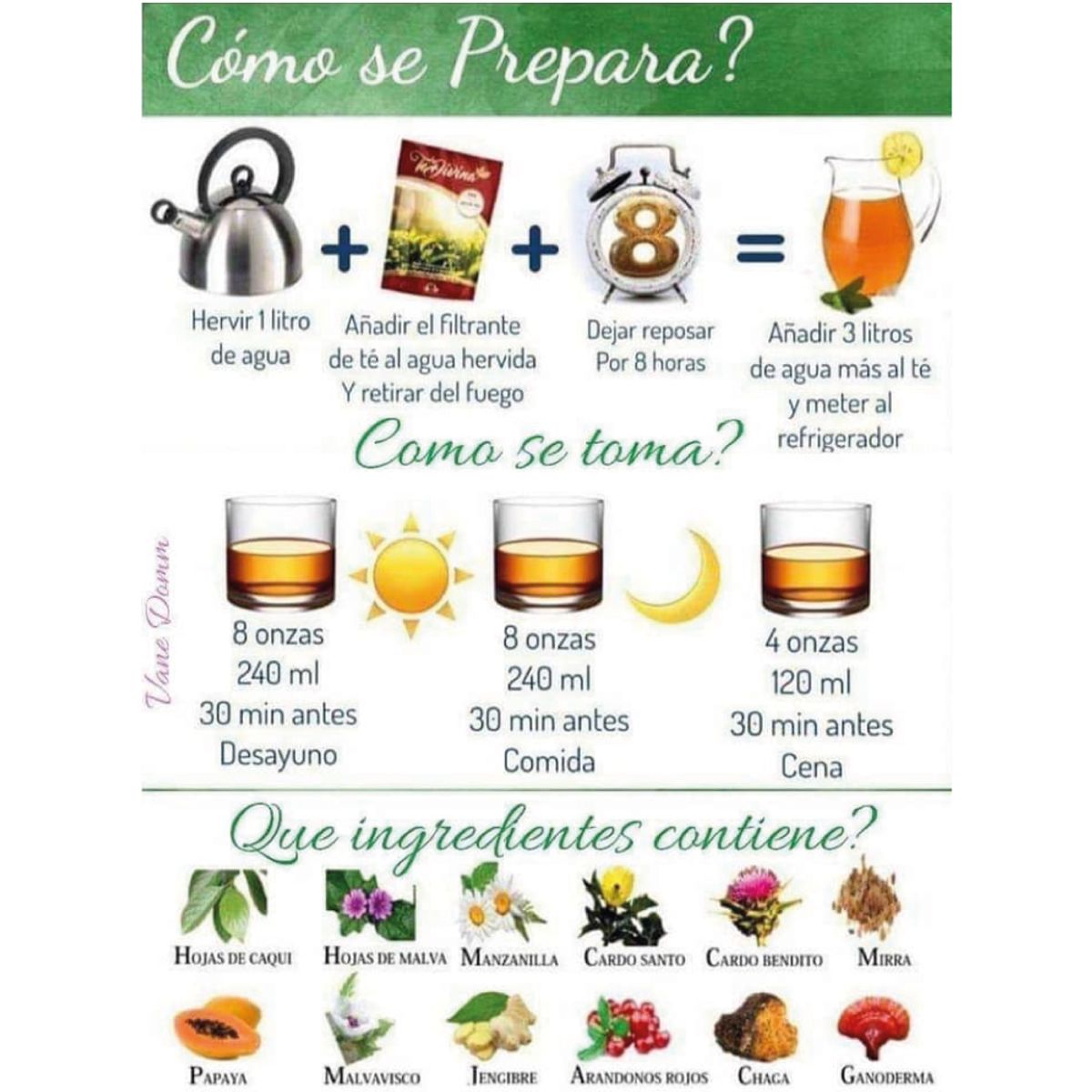 GENERICO - Te divina Original - 6 Sobres