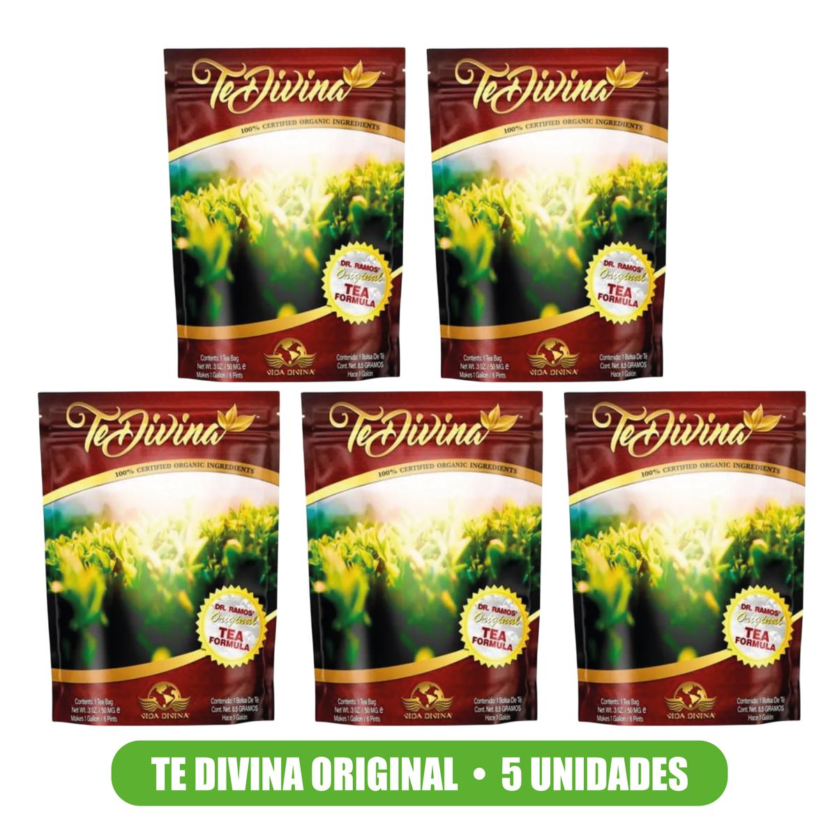 GENERICO - Te divina Original - 5 Sobres (5 Semanas)