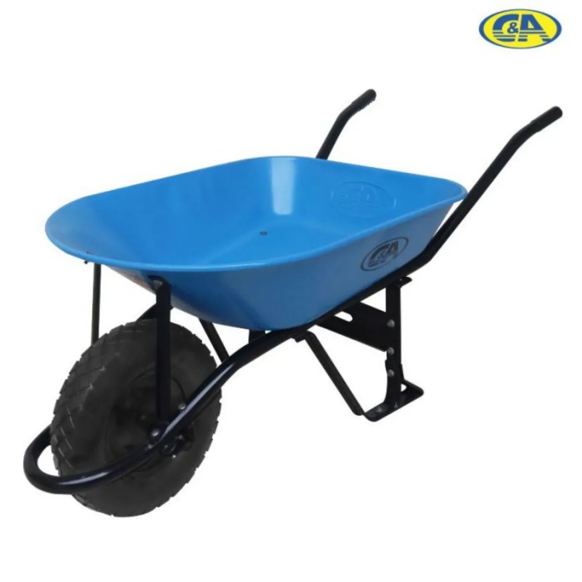 C&A - Carretilla tipo Buggy de 5 pies con llanta reforzara tipo rombo C&A