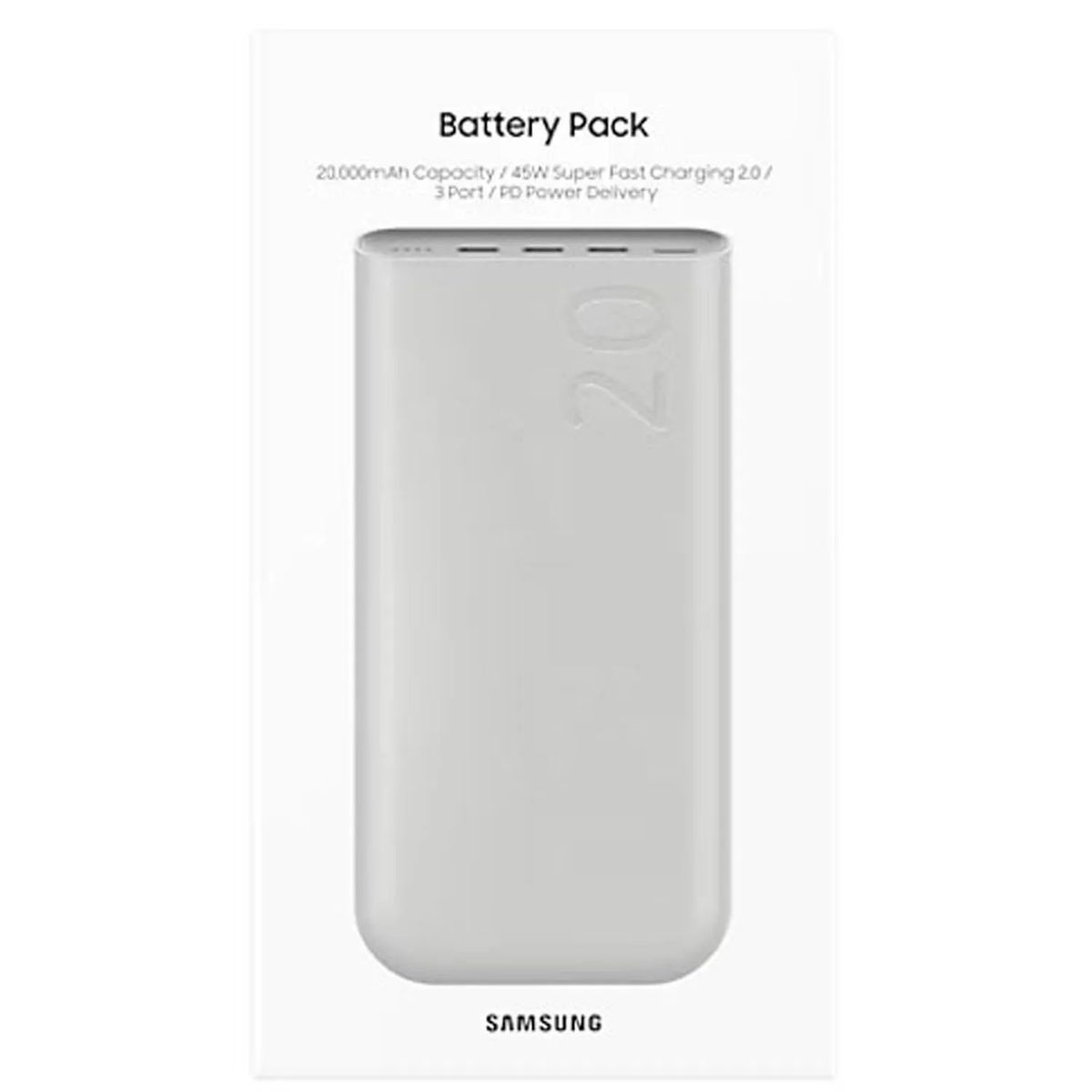 SAMSUNG - Power Bank Samsung 20000mah 45w Battery Pack P4520 Color Beige