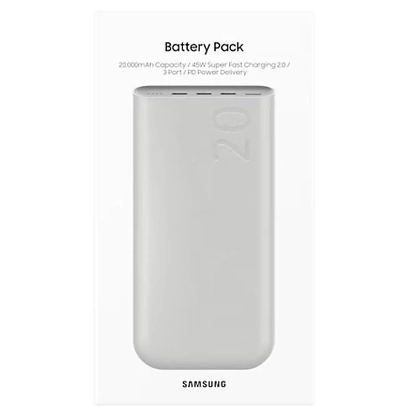 SAMSUNG - Power Bank Samsung 20000mah 45w Battery Pack P4520 Color Beige