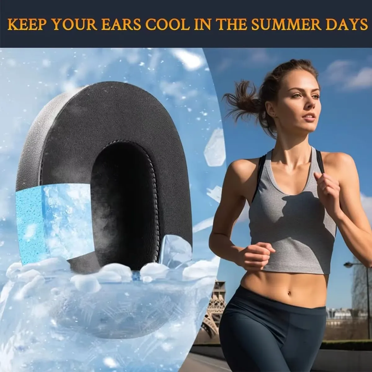 GENERICO - Almohadillas para audifonos skullcandy crusher anc  2 negro gel