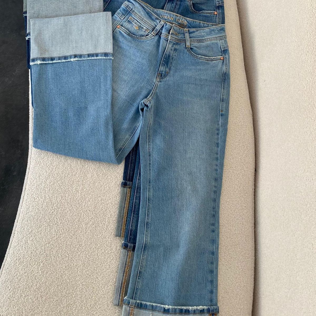 JHAN HIDS - Straight Pant Denim Boni