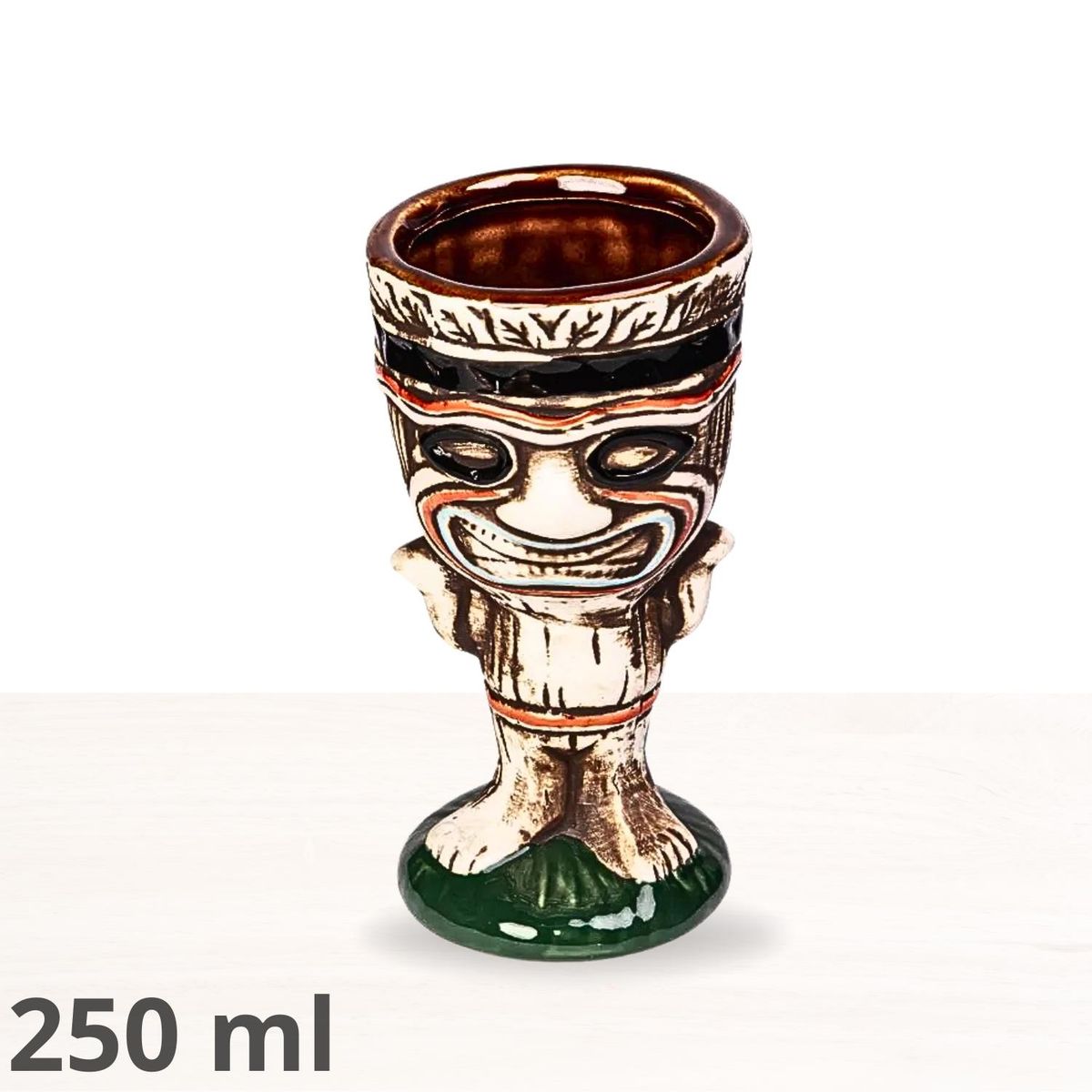 Ichimatsu - Vaso de cerámica Tiki Funny Ape Man 250 ml