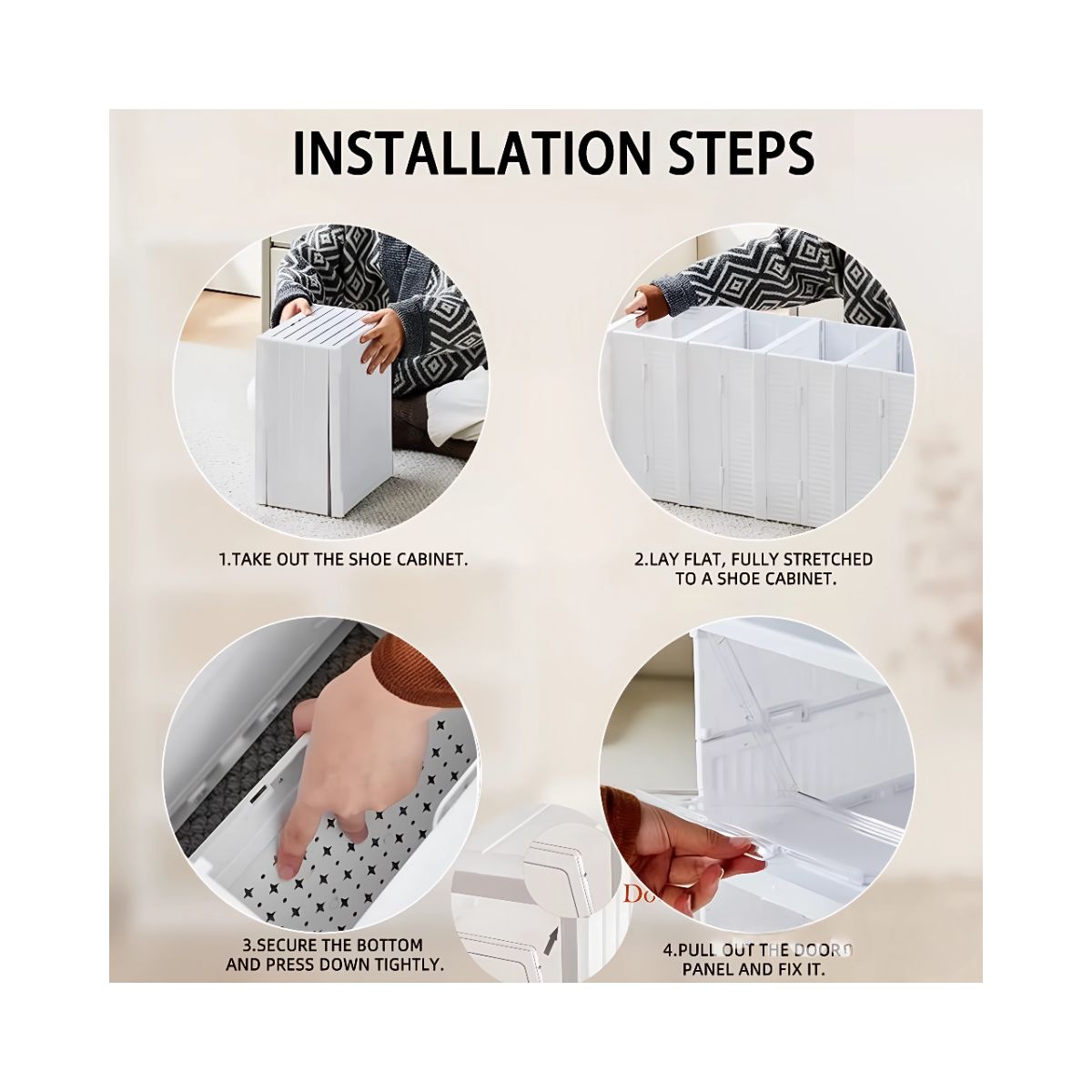 GENERICO - Zapatera Plegable 6 Niveles