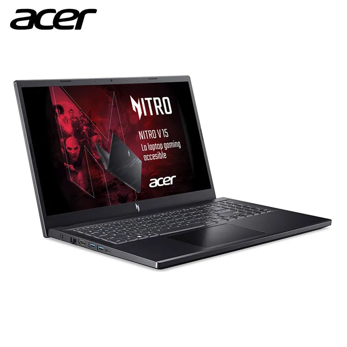 ACER - LAPTOP GAMER ACER NITRO V15 ANV15-51-711U i7 13° GEN. 15.6 FHD IPS 144Hz 16GB 512GB RTX4050 6GB W11