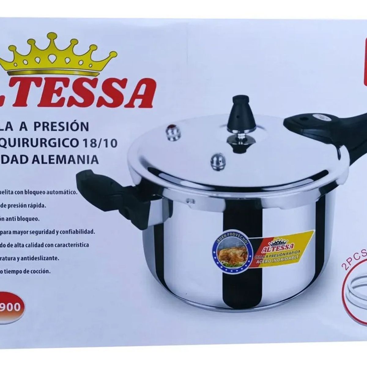 GENERICO - Olla a Presión AT900 de 9 Litros ALTESSA