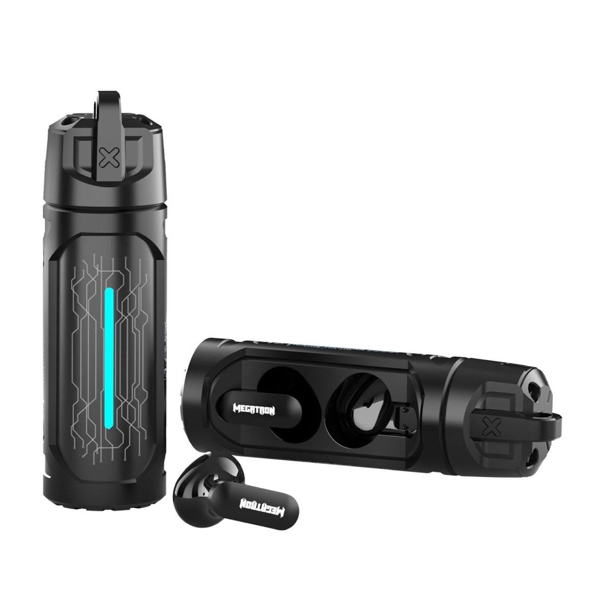 TRANSFORMERS - Auriculares Bluetooth Transformers TF-T11 Black + TF-Y07 Amarillo